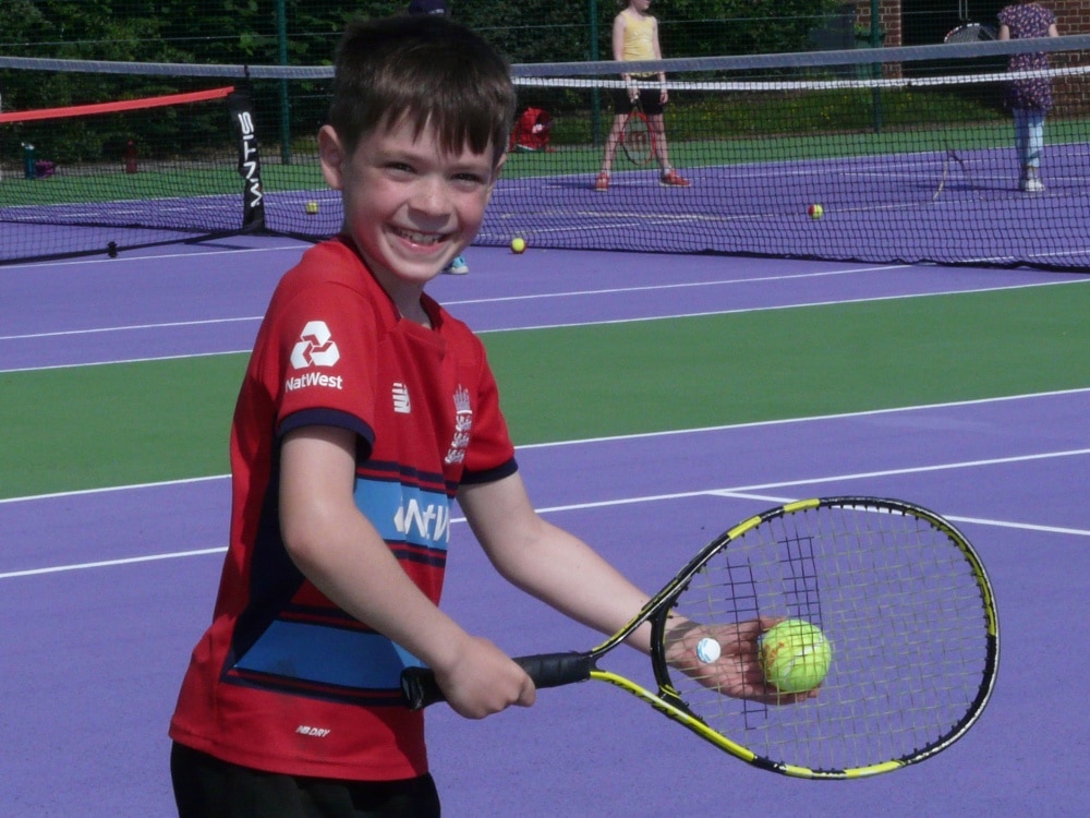 Every child is welcome to try tennis for free!