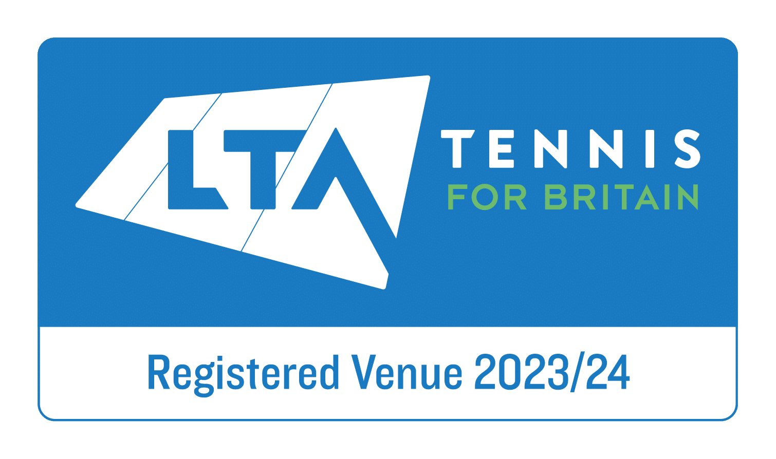 LTA Registered Venue 2023-24 logo